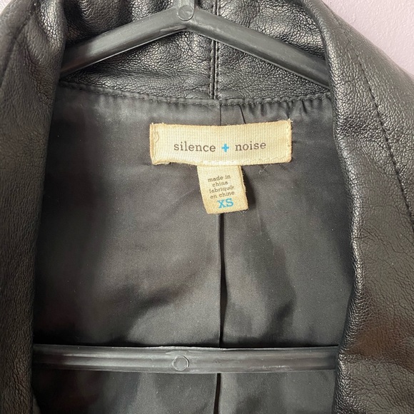 ❌SOLD❌ Silence and Noise Pleather Jacket - Picture 2 of 5